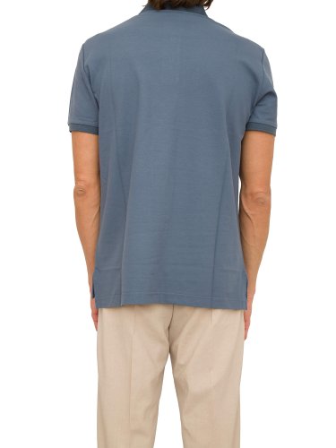 Мужское поло ETRO POLO ROMA PRINTED DETAILS BLU