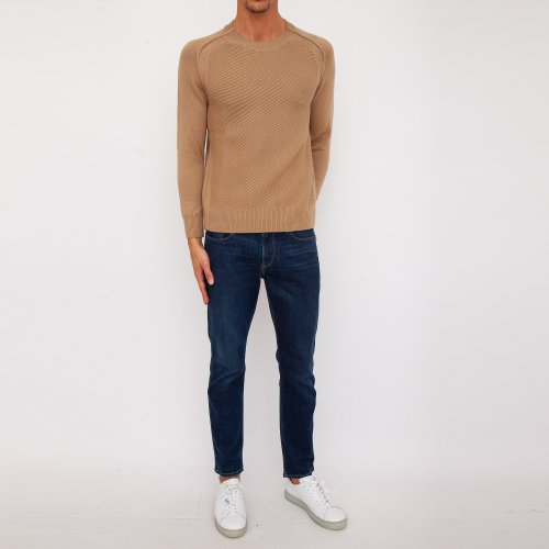 Чоловічий светр PAOLO PECORA Maglia Girocollo BEIGE