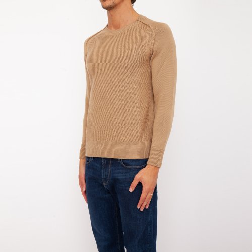 Чоловічий светр PAOLO PECORA Maglia Girocollo BEIGE