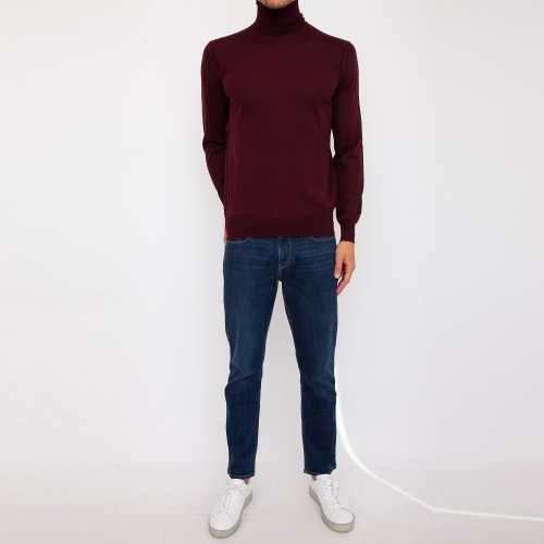 Чоловічий светр PAOLO PECORA Maglia Lupetto BORDEAUX