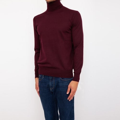 Чоловічий светр PAOLO PECORA Maglia Lupetto BORDEAUX