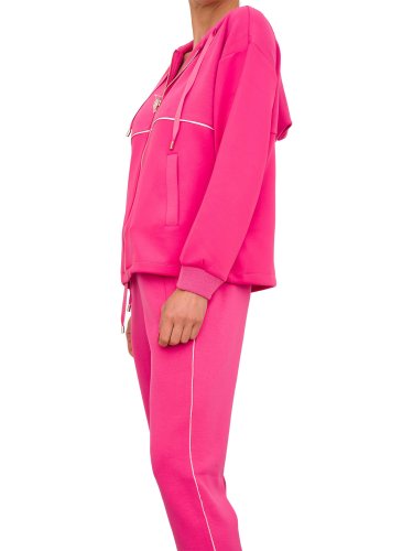 Женская толстовка LIU JO FELPA APERTA ROSA