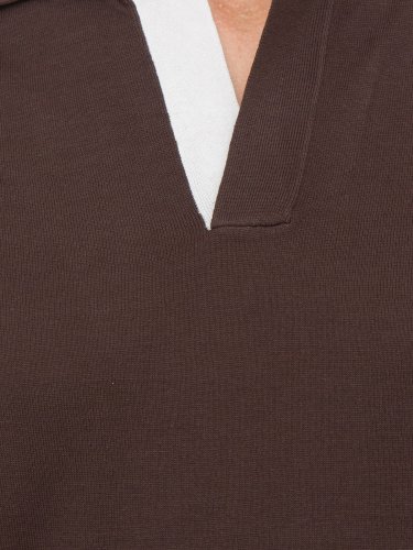 Чоловіче поло PAOLO PECORA Maglia A Polo MARRONE