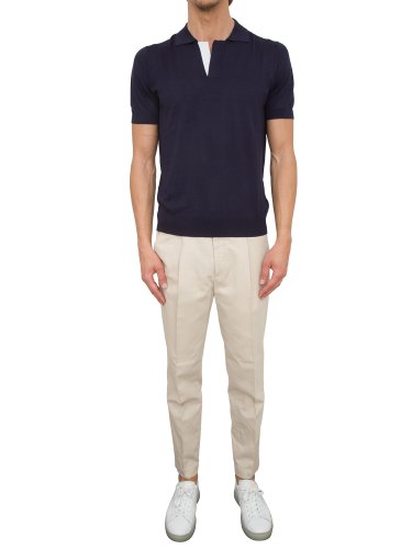 Чоловіче поло PAOLO PECORA Maglia A Polo BLU