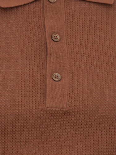 Мужское поло PAOLO PECORA Maglia A Polo MARRONE