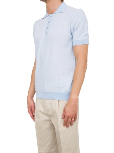 Мужское поло PAOLO PECORA Maglia A Polo AZZURRO