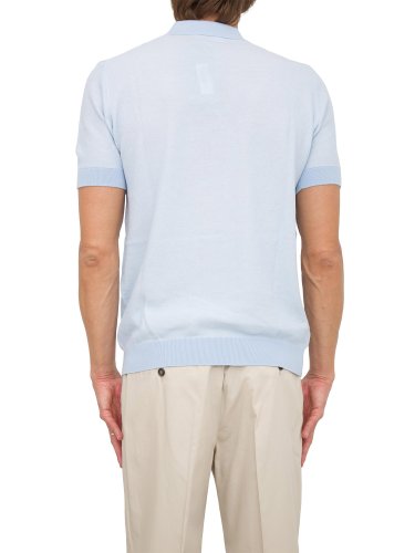 Мужское поло PAOLO PECORA Maglia A Polo AZZURRO