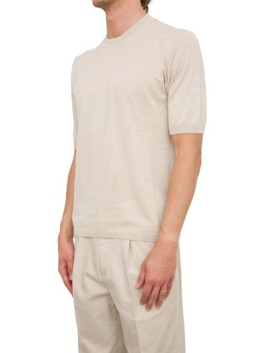 Мужской свитер PAOLO PECORA Maglia Girocollo BEIGE