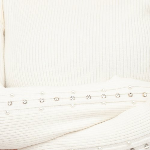 Жіночий светр TWIN-SET LUPETTO AVORIO