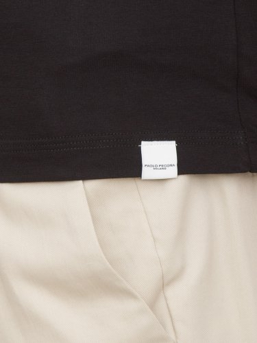 Чоловіча футболка PAOLO PECORA T-Shirt Jersey NERO