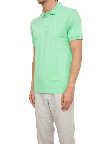 Мужское поло BOSS  Jersey VERDE