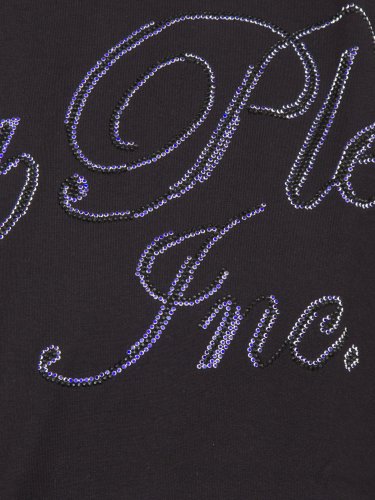 Чоловіча футболка PHILIPP PLEIN T-shirt Round  Neck SS with crystals Philipp Plein TM NERO