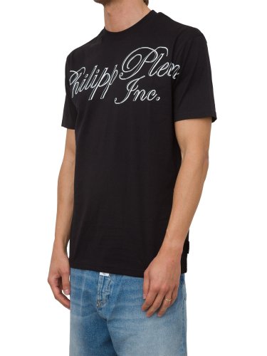 Чоловіча футболка PHILIPP PLEIN T-shirt Round  Neck SS Philipp Plein TM NERO