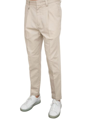 Мужские повседневные брюки PAOLO PECORA Pantalone Tessuto BEIGE