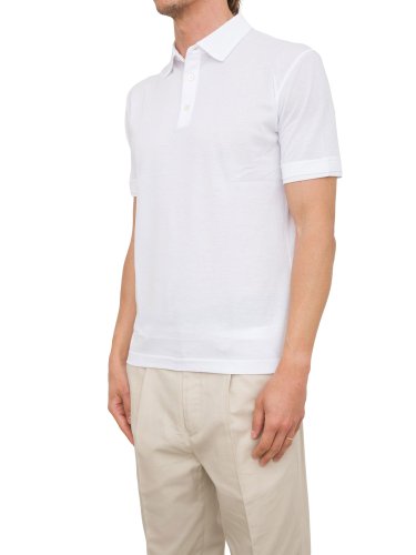 Мужское поло PAOLO PECORA Polo T-Shirt BIANCO