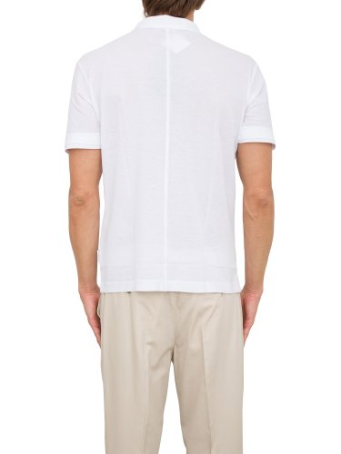 Мужское поло PAOLO PECORA Polo T-Shirt BIANCO