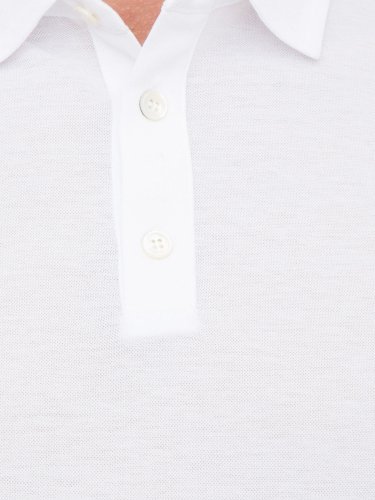 Мужское поло PAOLO PECORA Polo T-Shirt BIANCO