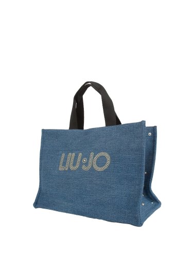 Женская сумка с ручками LIU JO L TOTE DENIM BLU DENIM