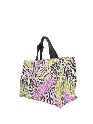 Женская сумка с ручками LIU JO L TOTE PRINTED CANVAS ANIMALIER