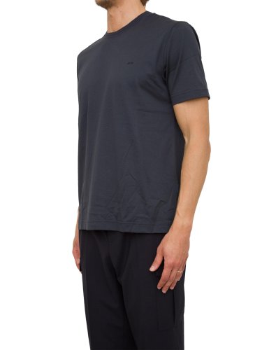 Мужская футболка LIU JO T SHIRT GIRO MC ROUNDSILK BLU