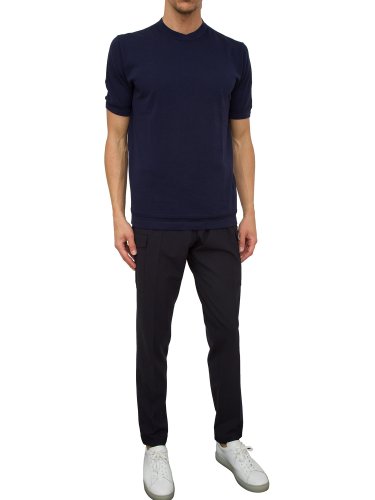 Мужская футболка LIU JO MAGLIA GIRO MC SHORTFRESH BLU