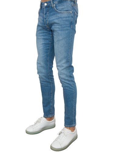 Мужские джинсы LIU JO DENIM SLIM STRETCH FRANKLTBLUE BLU DENIM
