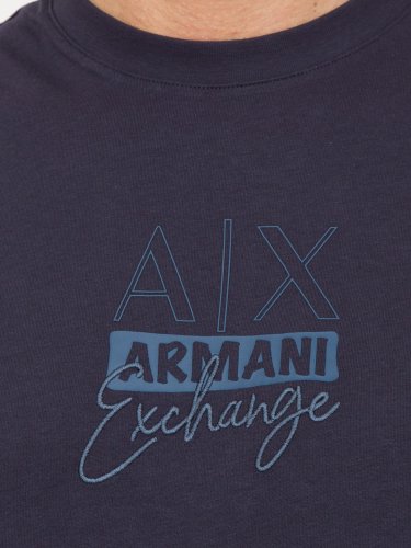 Чоловіча футболка  ARMANI EXCHANGE T-SHIRT BLU