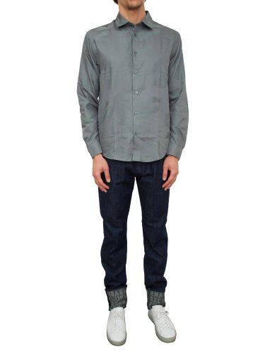 Мужская рубашка с длинным рукавом ARMANI EXCHANGE CAMICIA VERDE