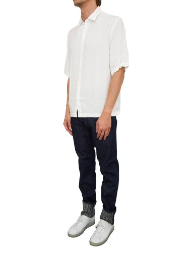 Мужская рубашка с коротким рукавом ARMANI EXCHANGE CAMICIA BIANCO