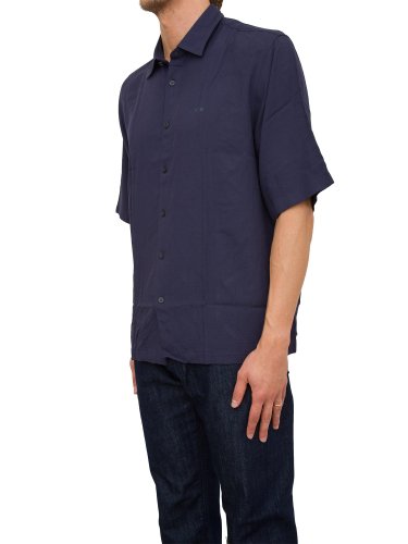Мужская рубашка с коротким рукавом ARMANI EXCHANGE CAMICIA BLU