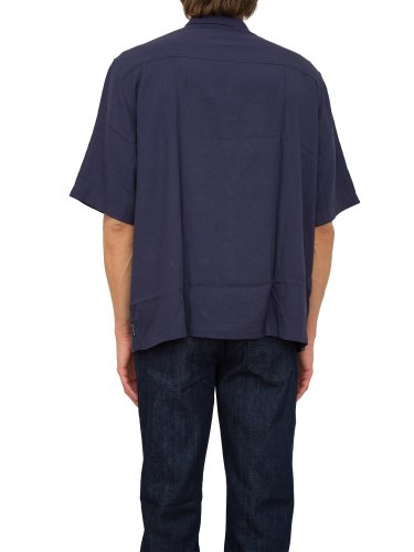 Мужская рубашка с коротким рукавом ARMANI EXCHANGE CAMICIA BLU