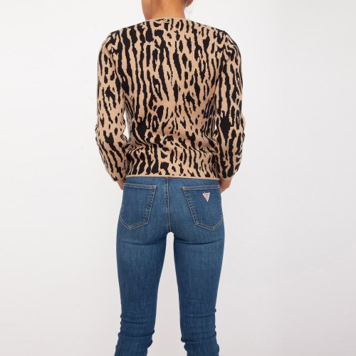 Женский кардиган TWIN-SET GIACCHINA ANIMALIER