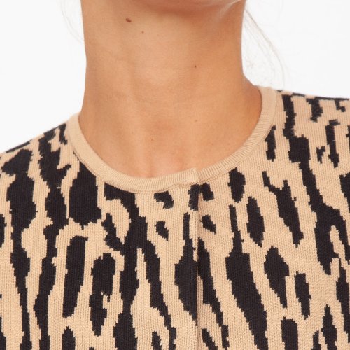 Женский кардиган TWIN-SET GIACCHINA ANIMALIER