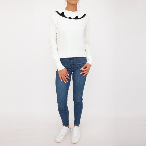 Женский свитер TWIN-SET MICROPULL BIANCO