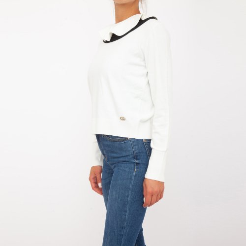 Женский свитер TWIN-SET MICROPULL BIANCO