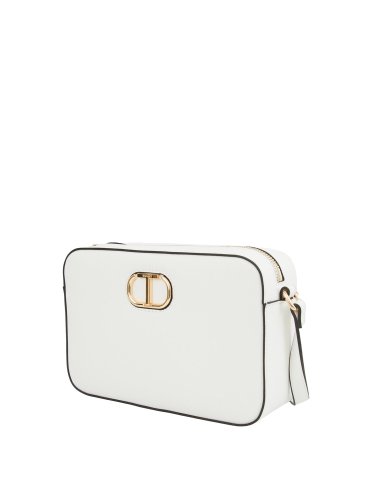 Жіноча кроссбоді TWIN-SET CAMERA BAG BIANCO