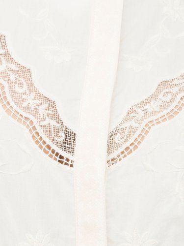 Женская рубашка с длинным рукавом TWIN-SET CAMICIA CROPPED M/L BIANCO