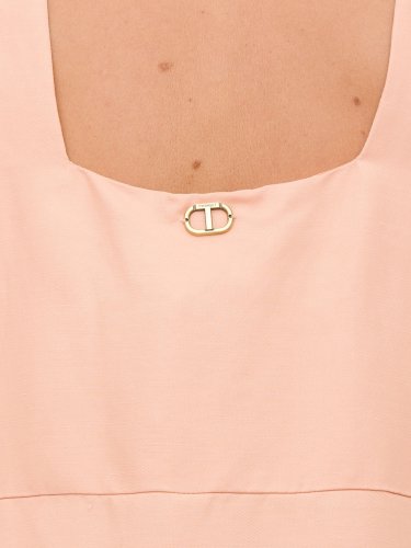 Женское платье TWIN-SET ABITO CORTO DRITTO ROSA