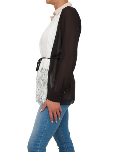 Жіноча сорочка з довгим рукавом TWIN-SET CAMICIA M/L NERO