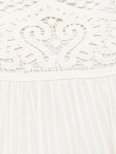 Жіноче плаття TWIN-SET ABITO CORTO MIX CROCHET & FIL COUPE' AVORIO