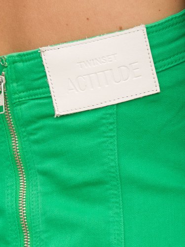 Женское платье TWIN-SET ABITO MIDI VERDE