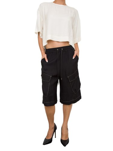 Женские шорты PINKO BERMUDA NERO