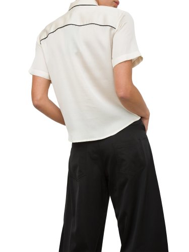 Женская рубашка с коротким рукавом PINKO CAMICIA BIANCO