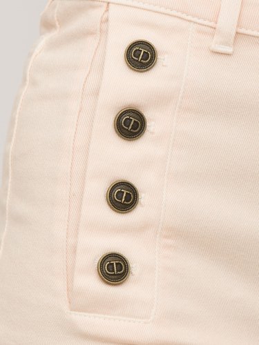 Жіночі джинси TWIN-SET WIDE LEG COLOR ROSA