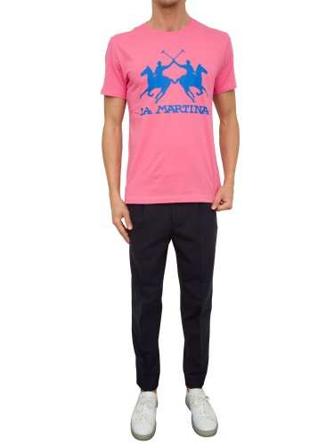 Мужская футболка LA MARTINA MAN S/S T-SHIRT JERSEY ROSA