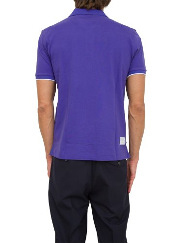 Мужское поло LA MARTINA MAN POLO S/S PIQUET STRETCH VIOLA