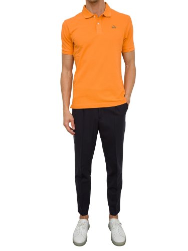 Чоловіче поло LA MARTINA MAN POLO S/S PIQUET STRETCH ARANCIONE