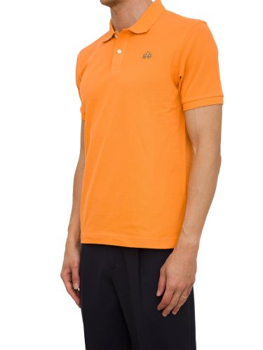 Чоловіче поло LA MARTINA MAN POLO S/S PIQUET STRETCH ARANCIONE