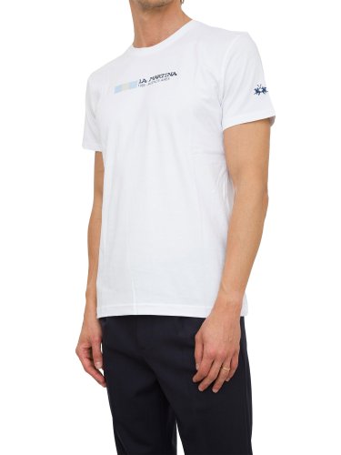 Чоловіча футболка LA MARTINA MAN S/S T-SHIRT JERSEY BIANCO