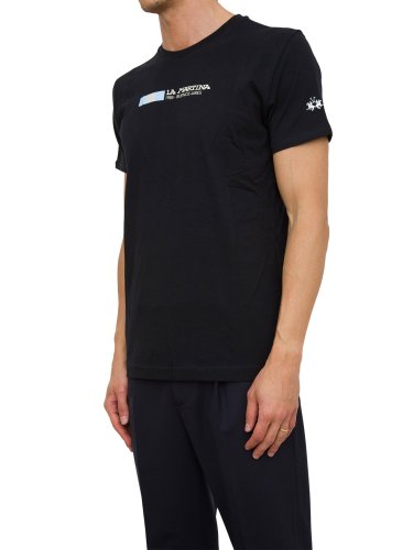 Мужская футболка LA MARTINA MAN S/S T-SHIRT JERSEY NERO